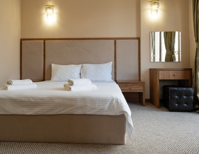 Джуниор 2-местный 2-комнатный с балконом (море) - Отель Faors / Форс Гудаута